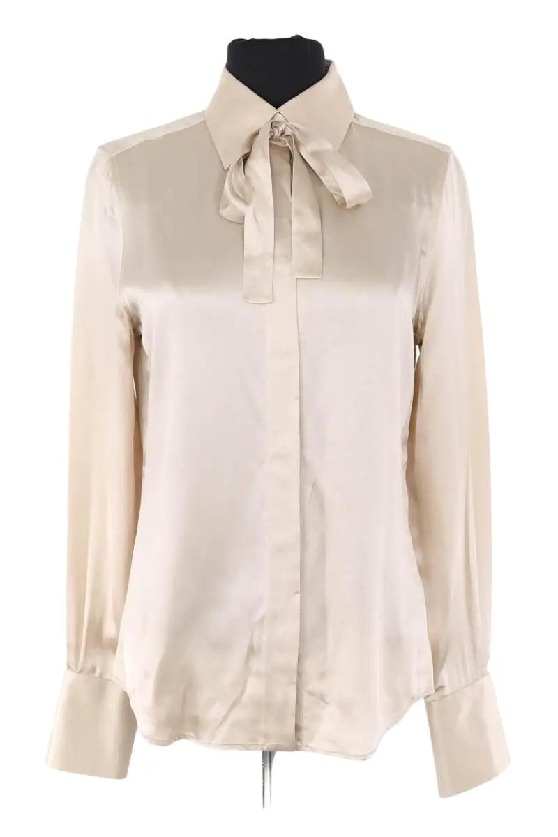 Chemise Barbara Bui Doré en Soie, taille M - Seconde Main