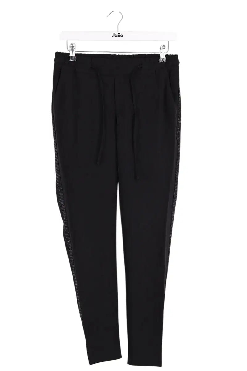 Pantalon slim Liu Jo Noir en Synthétique, taille S - Seconde Main