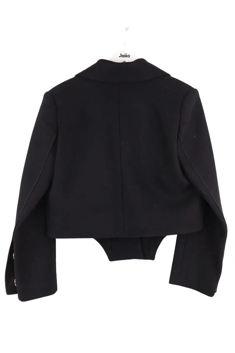 Veste Patou Noir en Laine