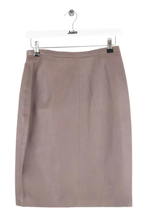 Jupe Hotel Particulier Gris en Cuir