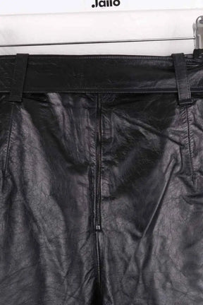 Bermuda Olivier Theyskens Noir en Cuir