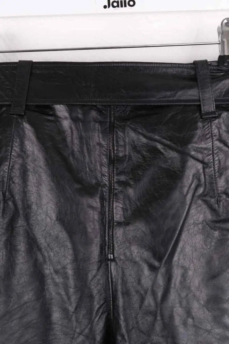 Bermuda Olivier Theyskens Noir en Cuir