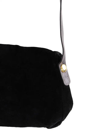 Sac à bandoulière Lancel Noir en Daim
