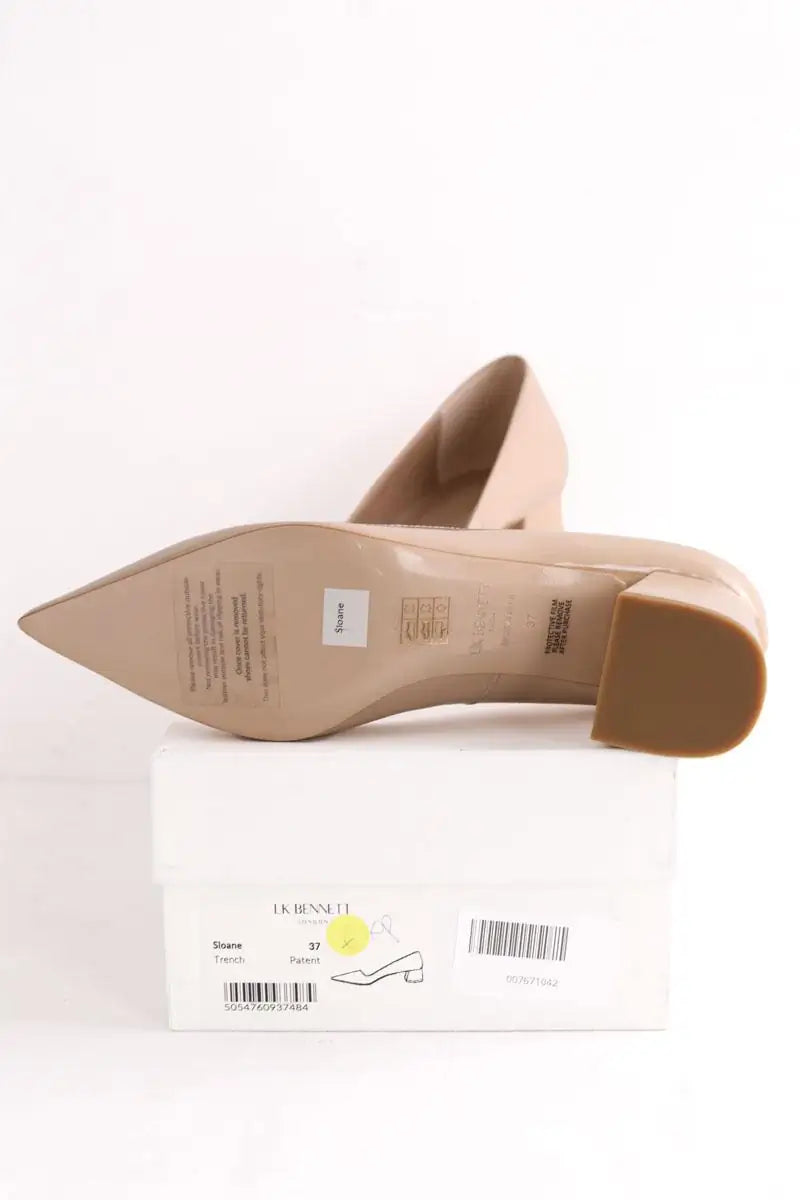 Talons LK Bennett Sloane Beige en Cuir verni