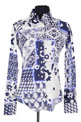 Chemise Etro Bleu en Coton, taille S - Seconde Main