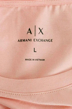 T-shirt Armani Exchange Rose en Coton