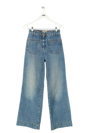 Jean large Sessun Johnny Bleu en Coton, taille XS - Seconde Main