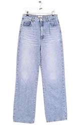Jean droit Claudie Pierlot Bleu en Coton, taille L - Seconde Main
