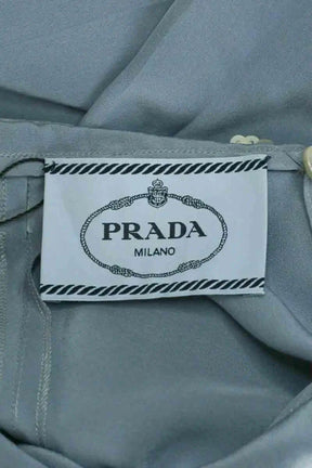 Robe Prada Bleu en Soie