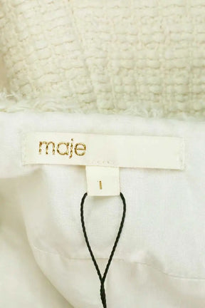 Manteau Maje Ecru en Coton