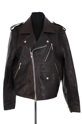 Veste Kenzo Marron en Cuir, taille M - Seconde Main