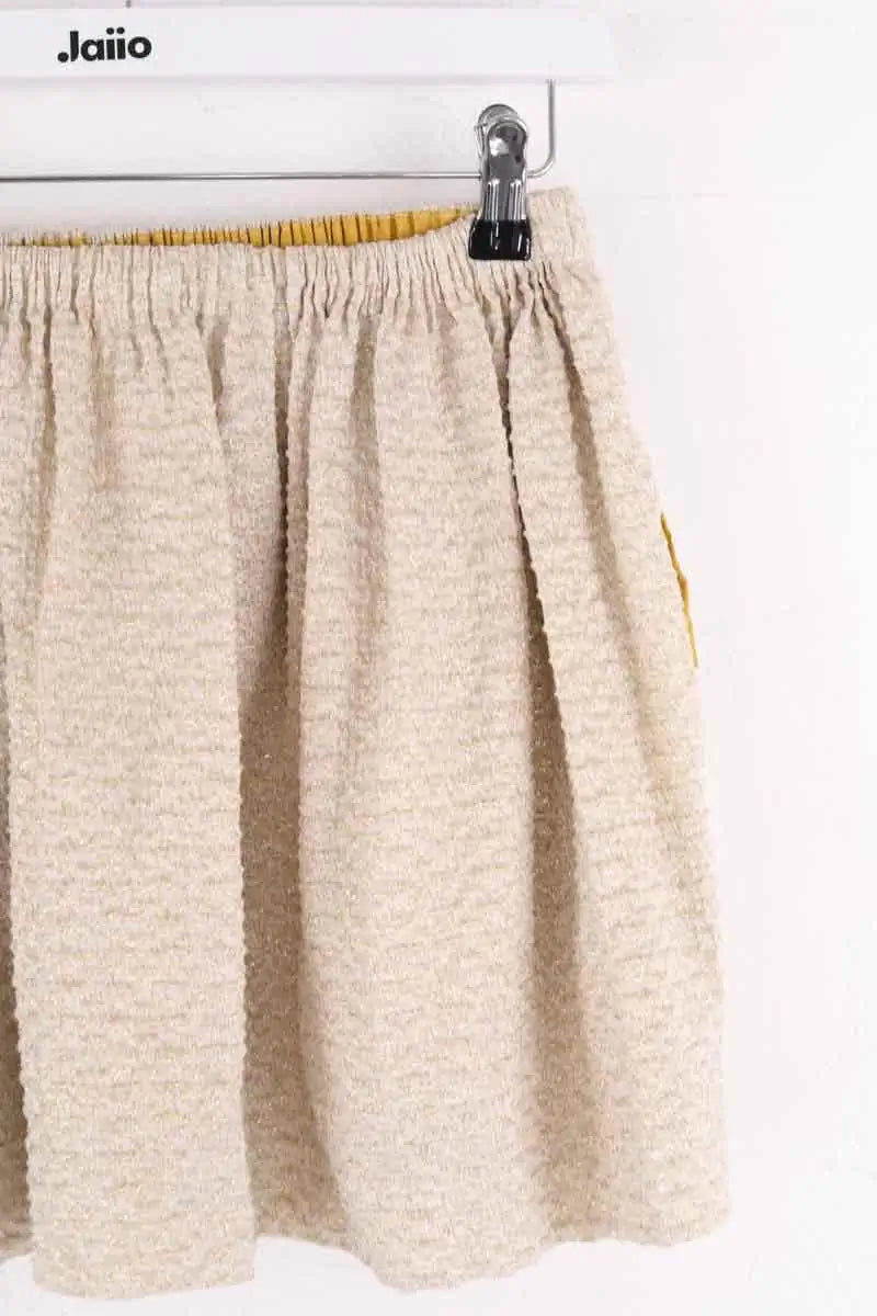 Mini jupe Maje Doré en Coton