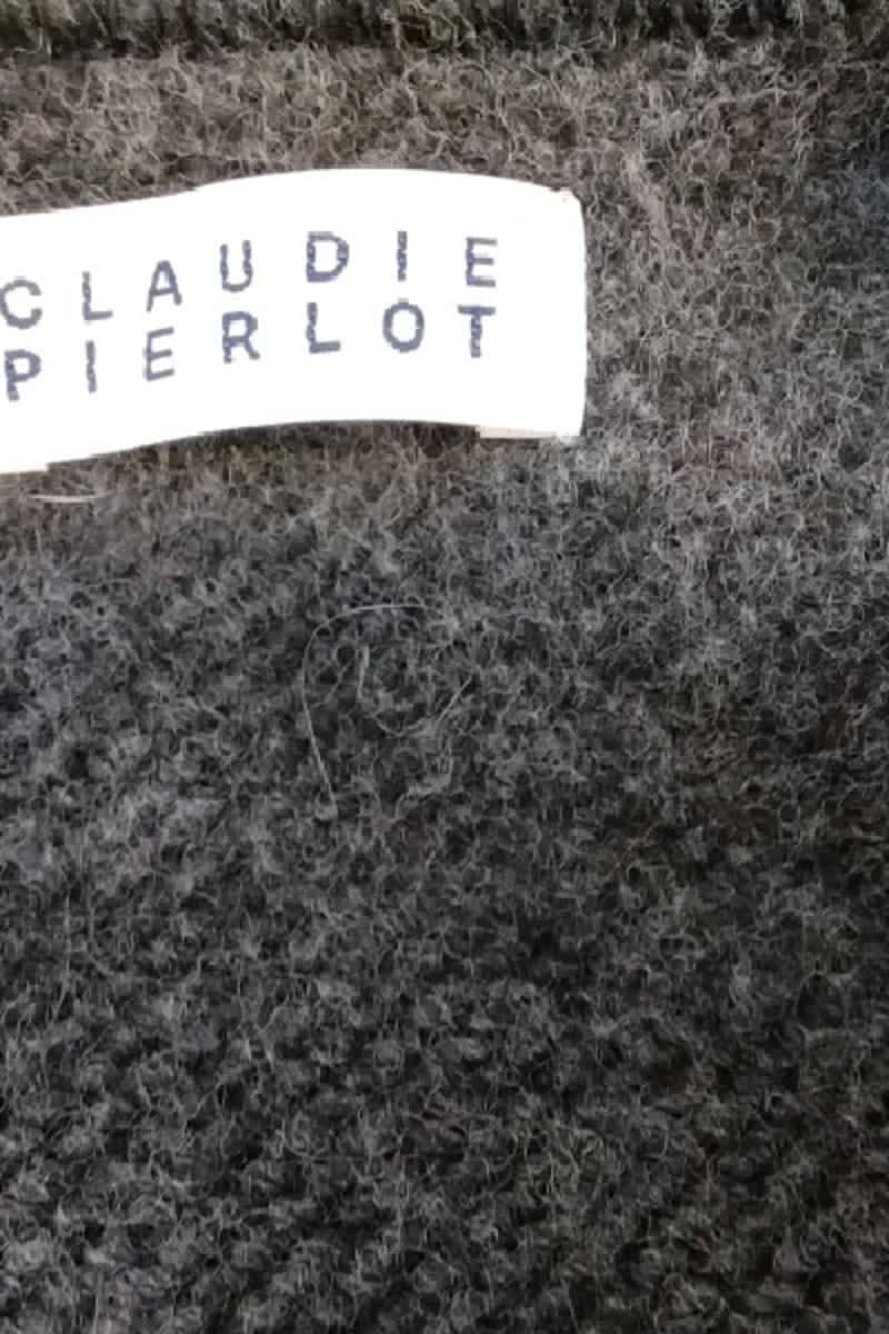 Poncho Claudie Pierlot  Gris