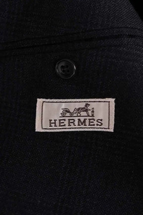 Veste Hermès Anthracite en Laine