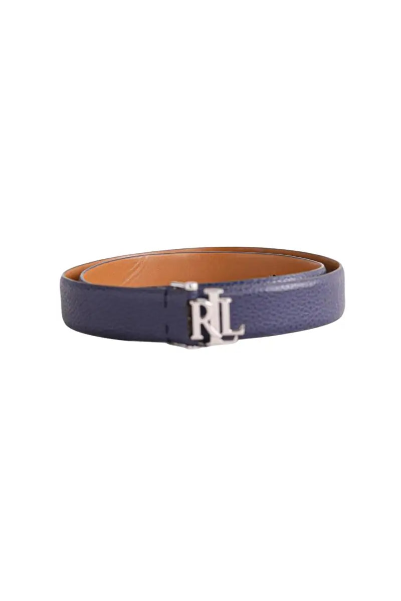 Ceinture en cuir Ralph Lauren Marine en Cuir, taille S - Seconde Main