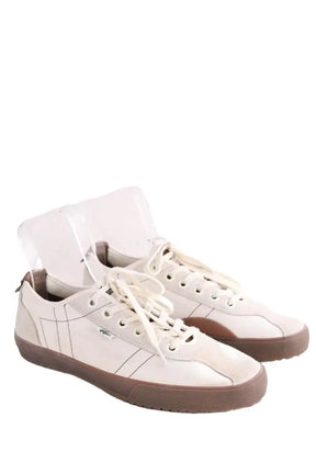 Baskets basses Lacoste Beige en Tissu