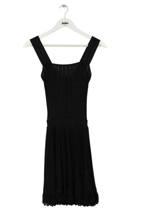 Robe Alaïa Noir en Viscose, taille M - Seconde Main