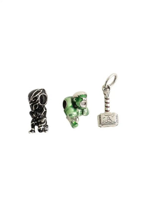 Lot de 3 charms  Pandora Multicolore en Argent, taille  - Seconde Main