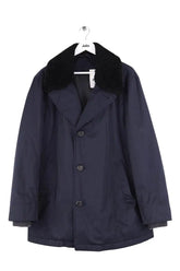 Manteau Salvatore Ferragamo Marine en Synthétique, taille XL - Seconde Main