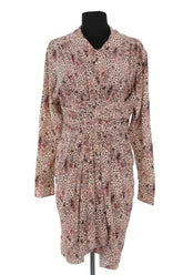 Robe Isabel Marant Beige en Soie, taille S - Seconde Main
