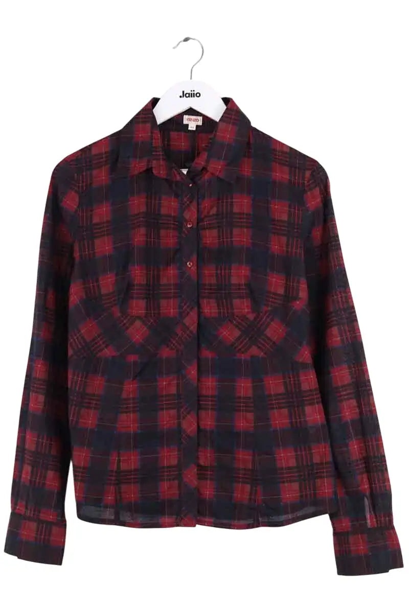 Chemise Kenzo Rouge en Coton, taille M - Seconde Main