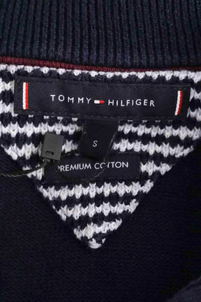Pull Tommy Hilfiger Bleu en Coton