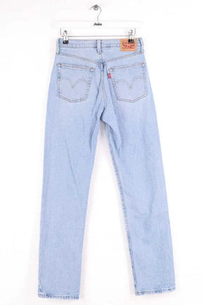 Jean droit Levi's 501 Bleu en Coton