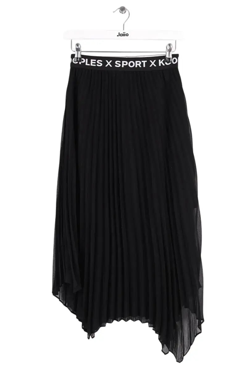 Jupe The Kooples Noir en Synthétique, taille S - Seconde Main