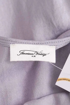 Robe American Vintage Gris en Synthétique