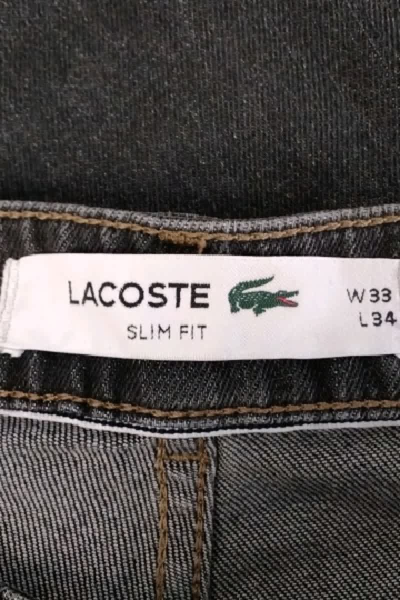 Jean droit Lacoste  Gris
