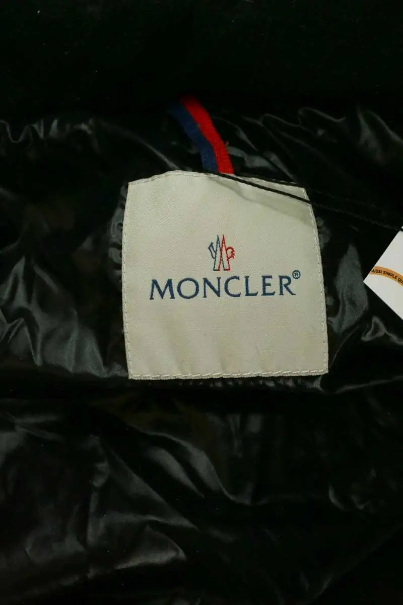 Doudoune Moncler Kaki en Fourrure