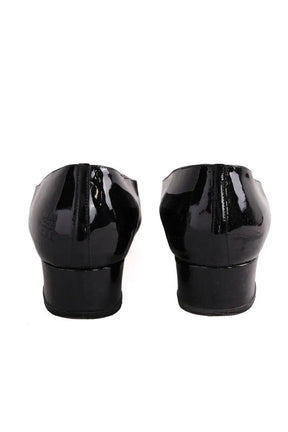 Ballerines Carel Noir en Cuir verni