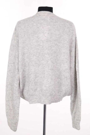 Cardigan American Vintage Gris en Laine