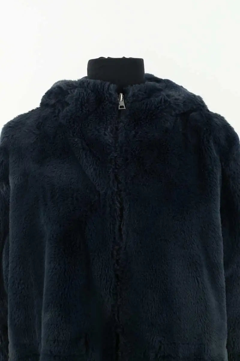 Manteau Gerard Darel Bleu en Synthétique
