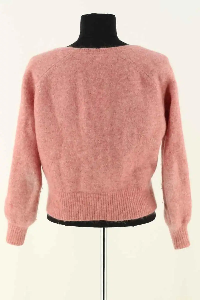 Cardigan Sézane Rose en Laine