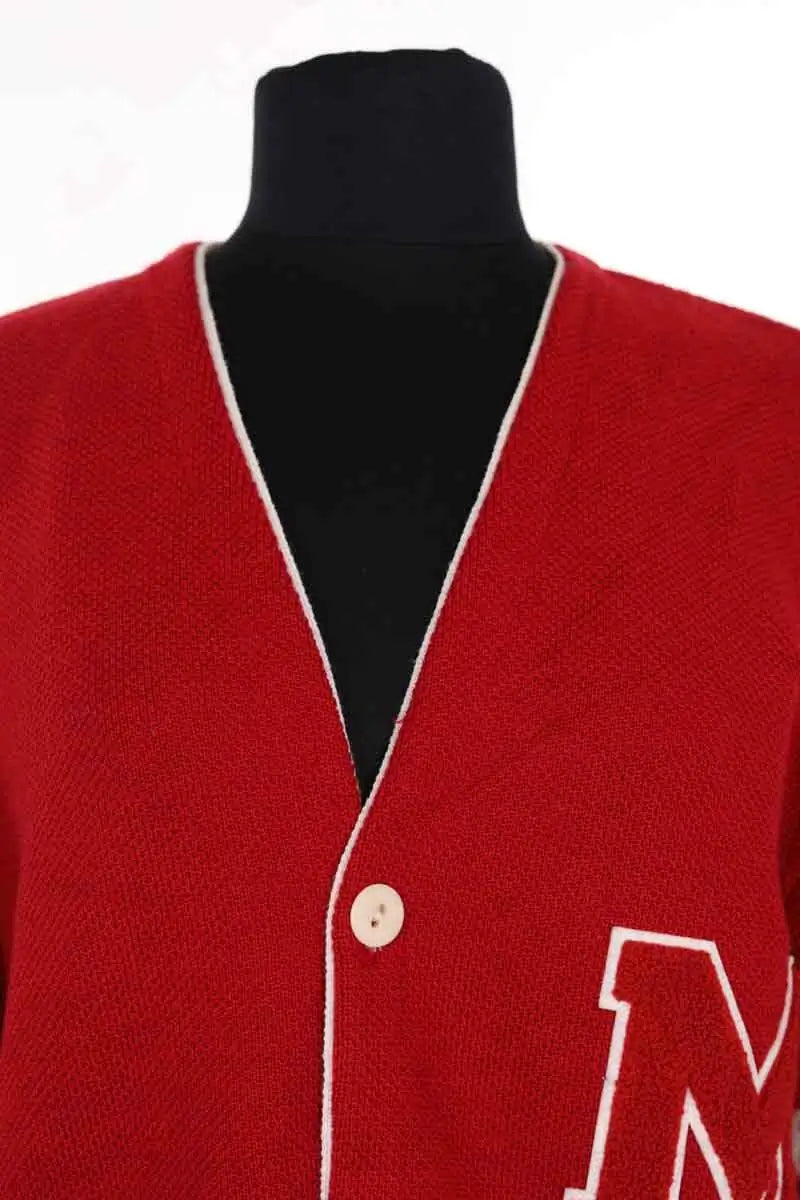 Cardigan Merci Rouge en Laine