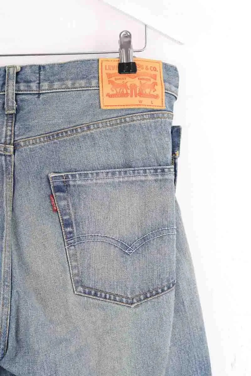 Jean droit Junya Watanabe Bleu en Coton