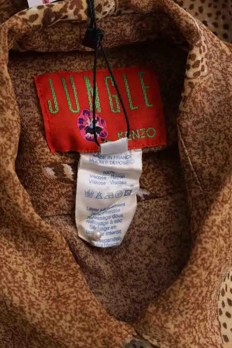 Chemise Kenzo Camel en Viscose
