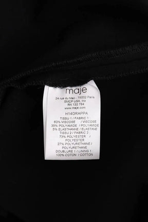 Jupe Maje Noir en Viscose