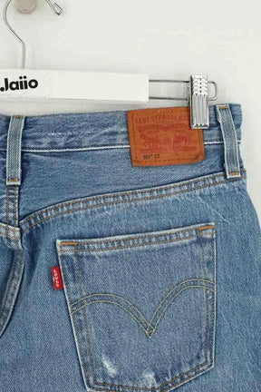 Jean droit Levi's 501 Bleu en Coton