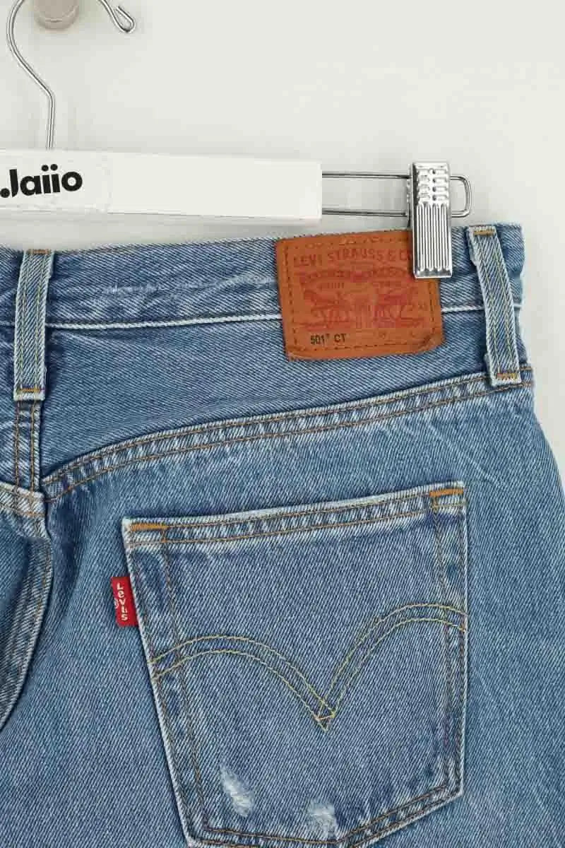 Jean droit Levi's 501 Bleu en Coton