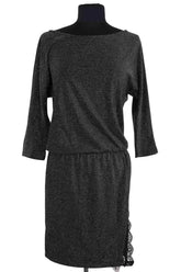 Robe Liu Jo Noir en Synthétique, taille XS - Seconde Main