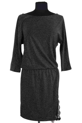 Robe Liu Jo Noir en Synthétique, taille XS - Seconde Main