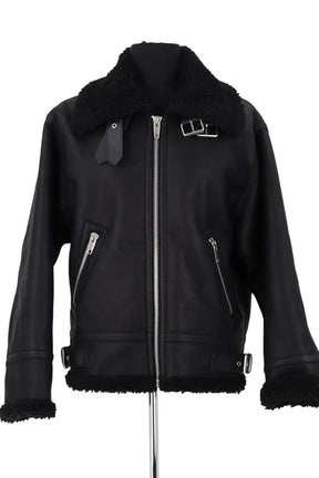 Veste The Kooples Noir en Synthétique, taille M - Seconde Main