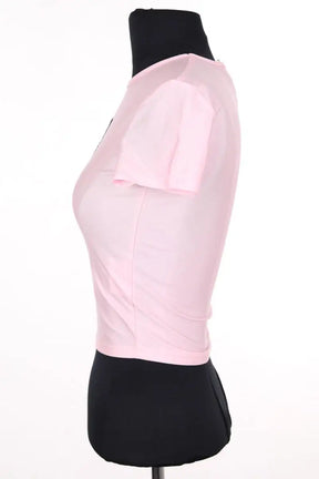 T-shirt Versace Rose en Synthétique