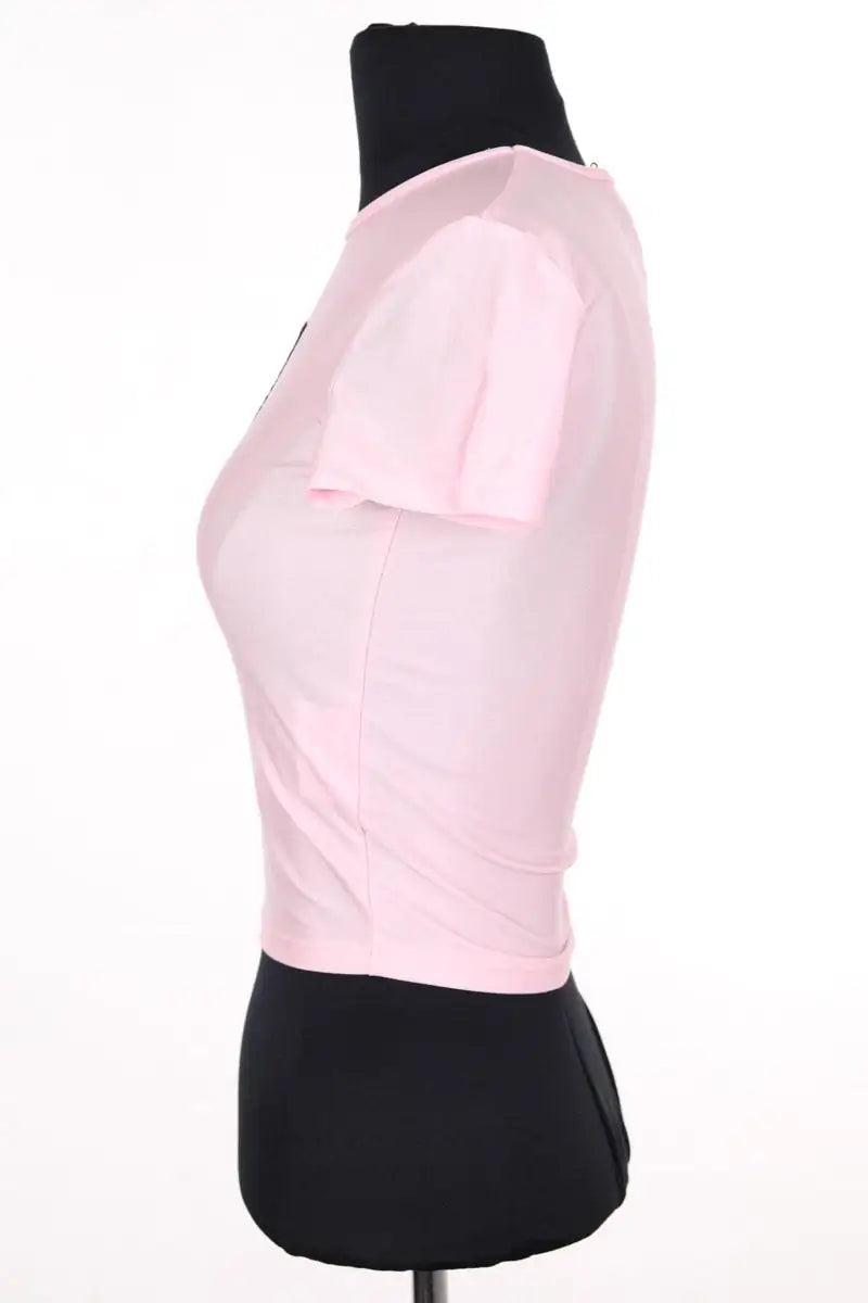 T-shirt Versace Rose en Synthétique
