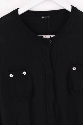 Cardigan Joseph Noir en Laine