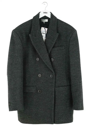 Manteau Isabel Marant Anthracite en Coton, taille S - Seconde Main