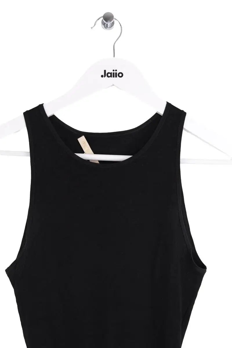 Top sans manche Maje Noir en Viscose