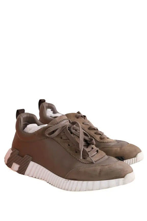 Baskets Bouncing Hermès  Bouncing Beige en Cuir